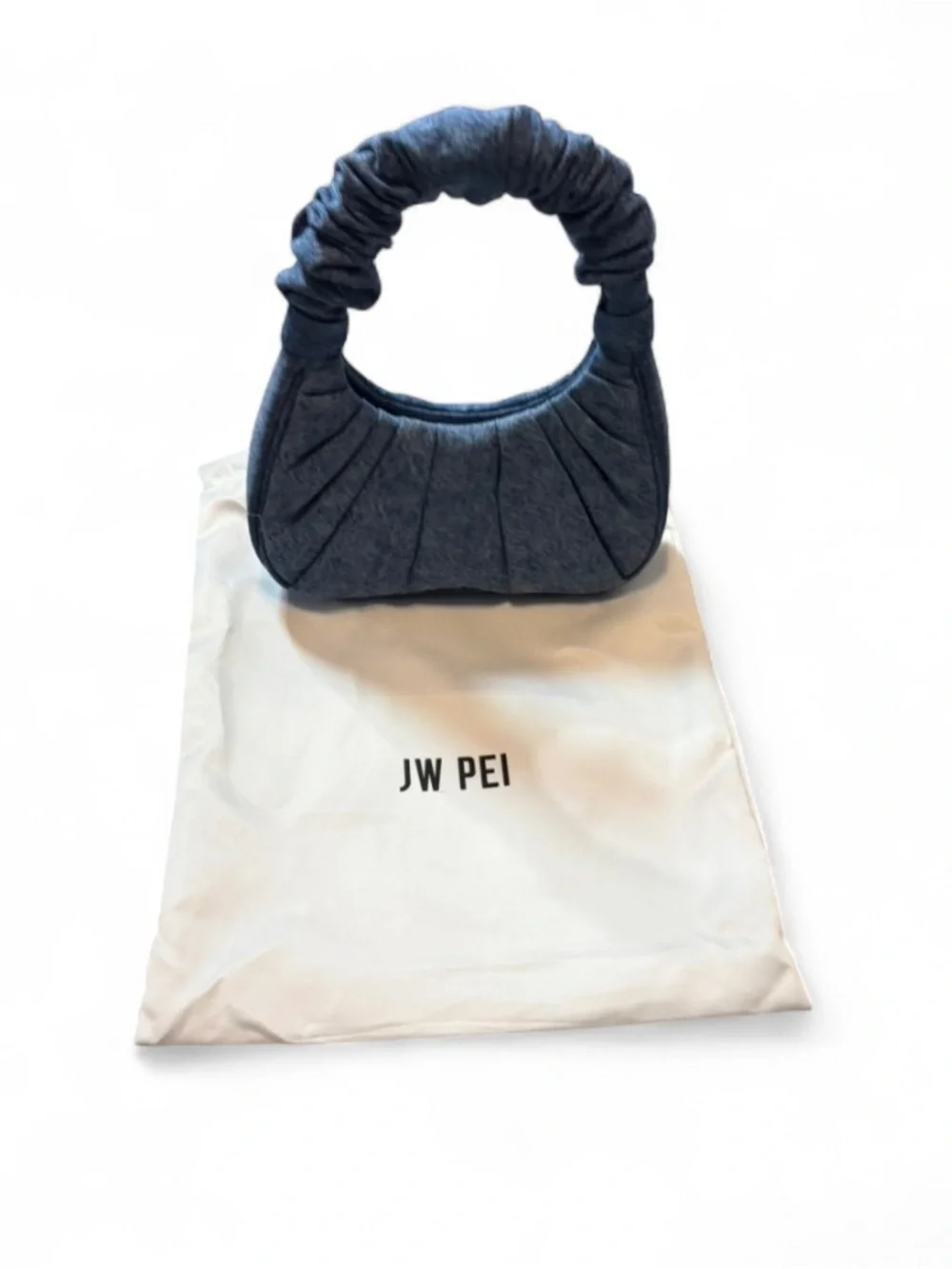 JW PEI Gabbi Ruched‎ Denim Hobo Bag